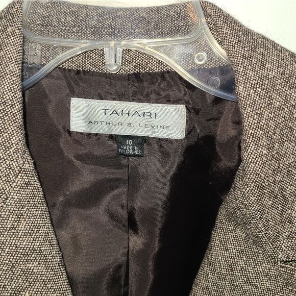 Tahari Wool Blend Tweed Blazer - Picture 5 of 10